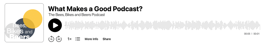 Decorative Bees, Bikes and Beers podcast