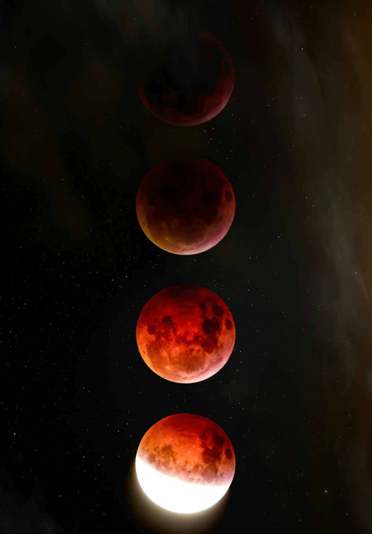 Moon phases used as an allegory for home renovation phases.